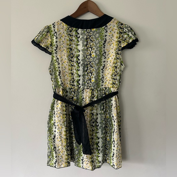 Angie Floral 100% Cotton Babydoll Top, EUC, Size Med - Picture 2 of 4